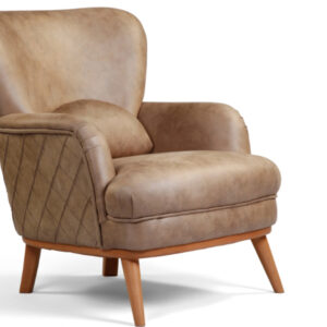 Hygge Leather Armchair - Image 2