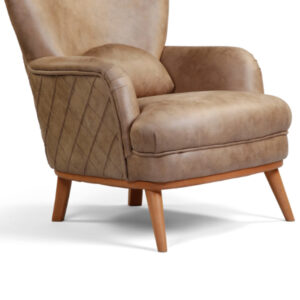 Hygge Leather Armchair - Image 3