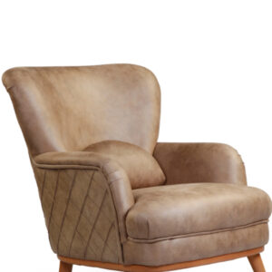 Hygge Leather Armchair - Image 5