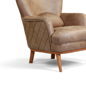 Hygge Leather Armchair - Image 6